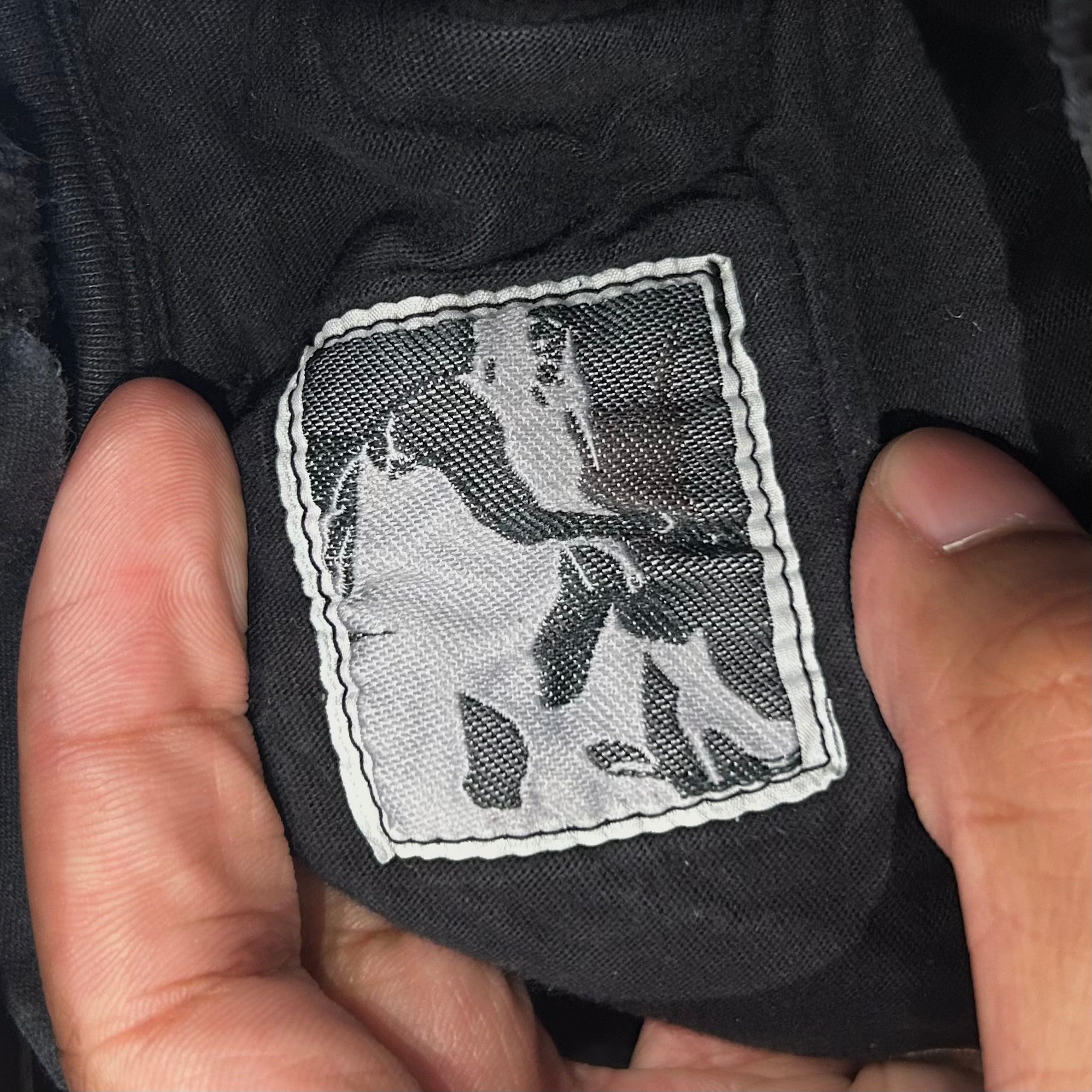 RICK OWENS DRKSDHW CROPPED SWEATPANTS ‘BLACK’