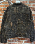 KAPITAL BORO TEA CORE TYPE-1 DENIM JACKET ‘BLACK/BROWN’
