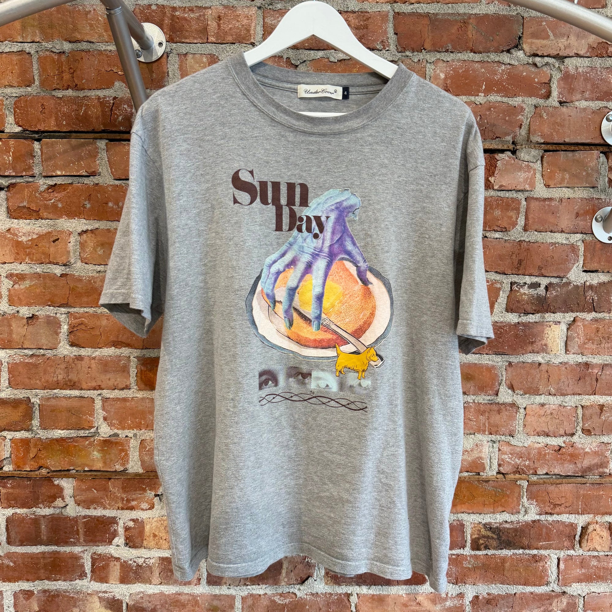 UNDERCOVER SUNDAY BREAKFAST TEE ‘GRAY’