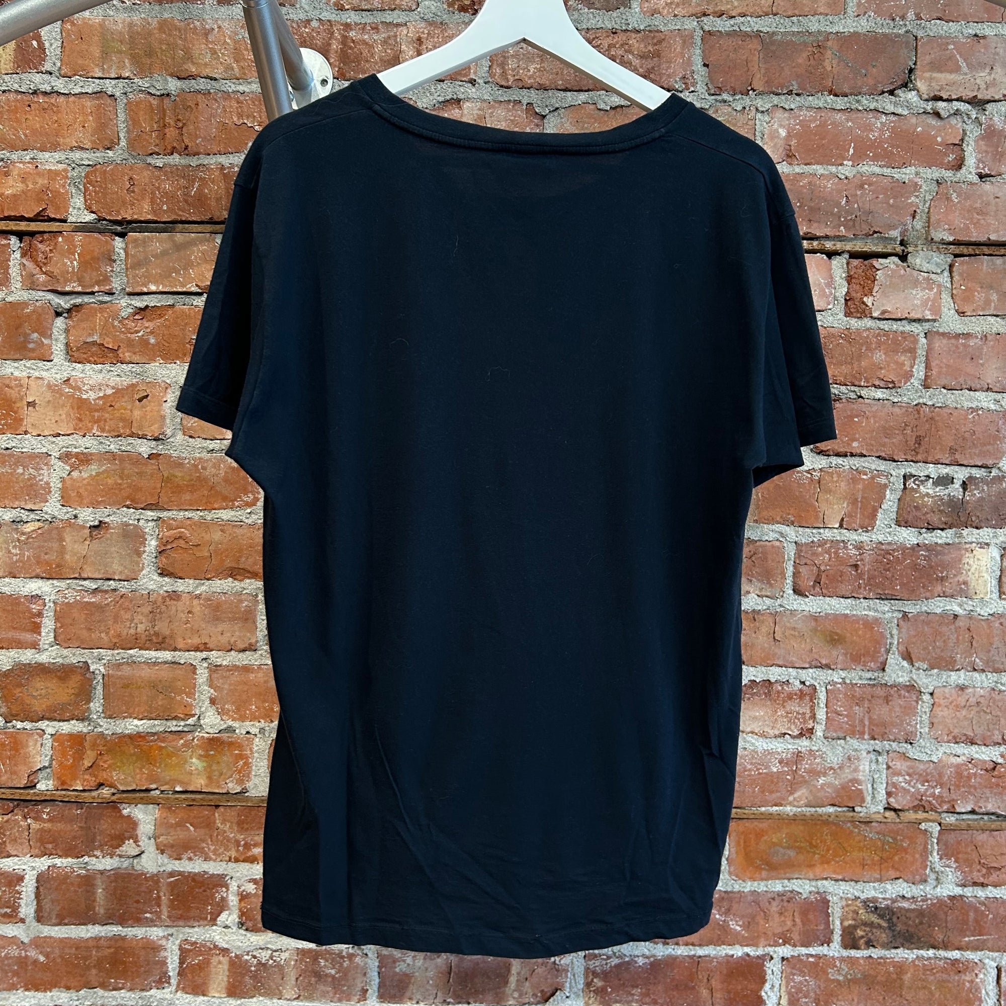 SAINT LAURENT FW14 RABBIT FOOT TEE ‘NAVY’