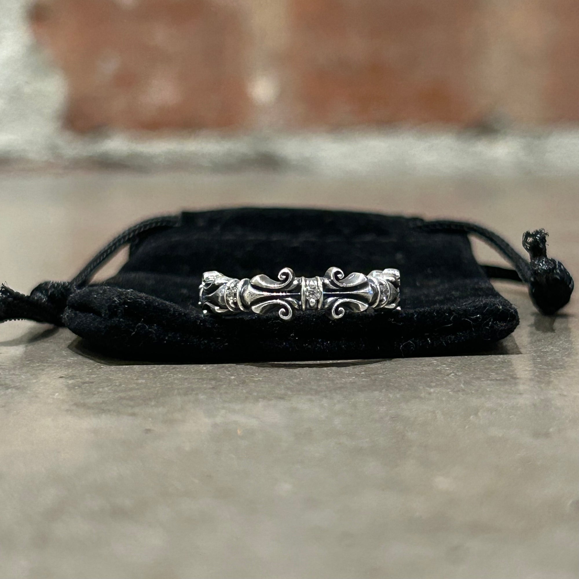 DEAL DESIGN LILY ROD RING 'SILVER'