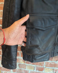 GERMAN POLEZEI VINTAGE LEATHER JACKET ‘BLACK’