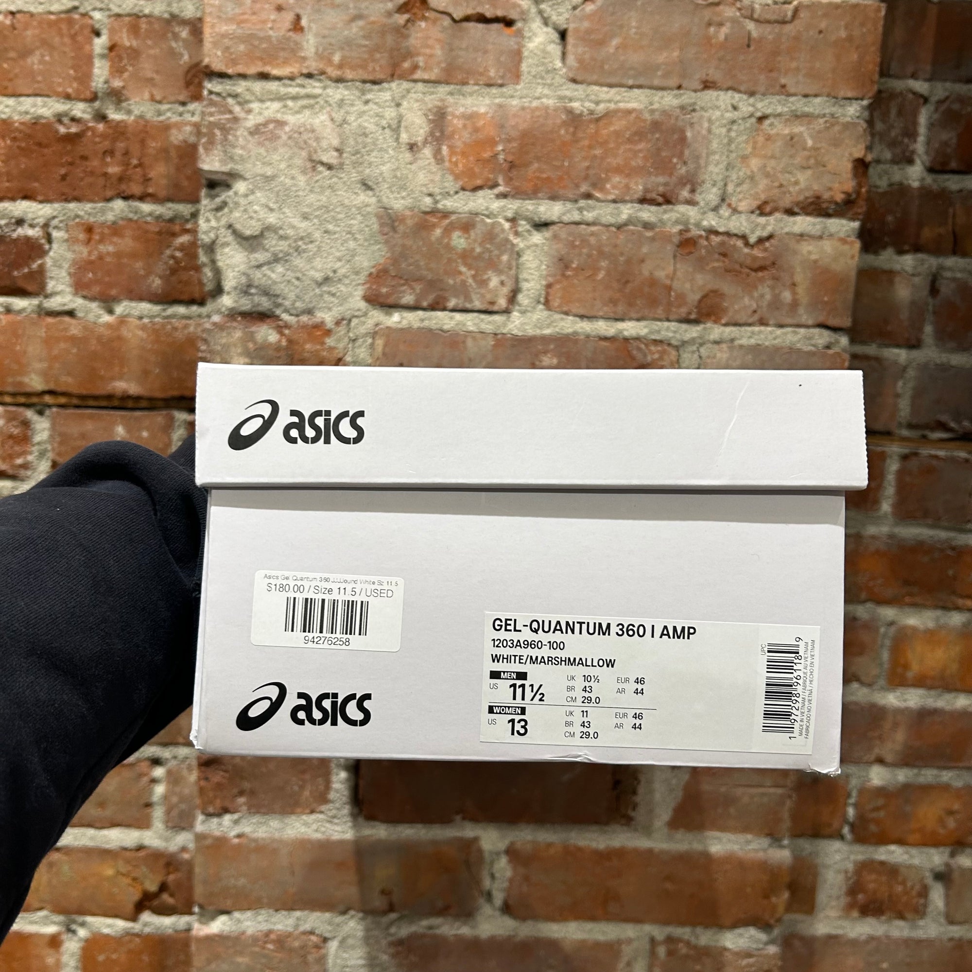 JJJJOUND X ASICS GEL QUANTUM SNEAKERS 'WHITE'