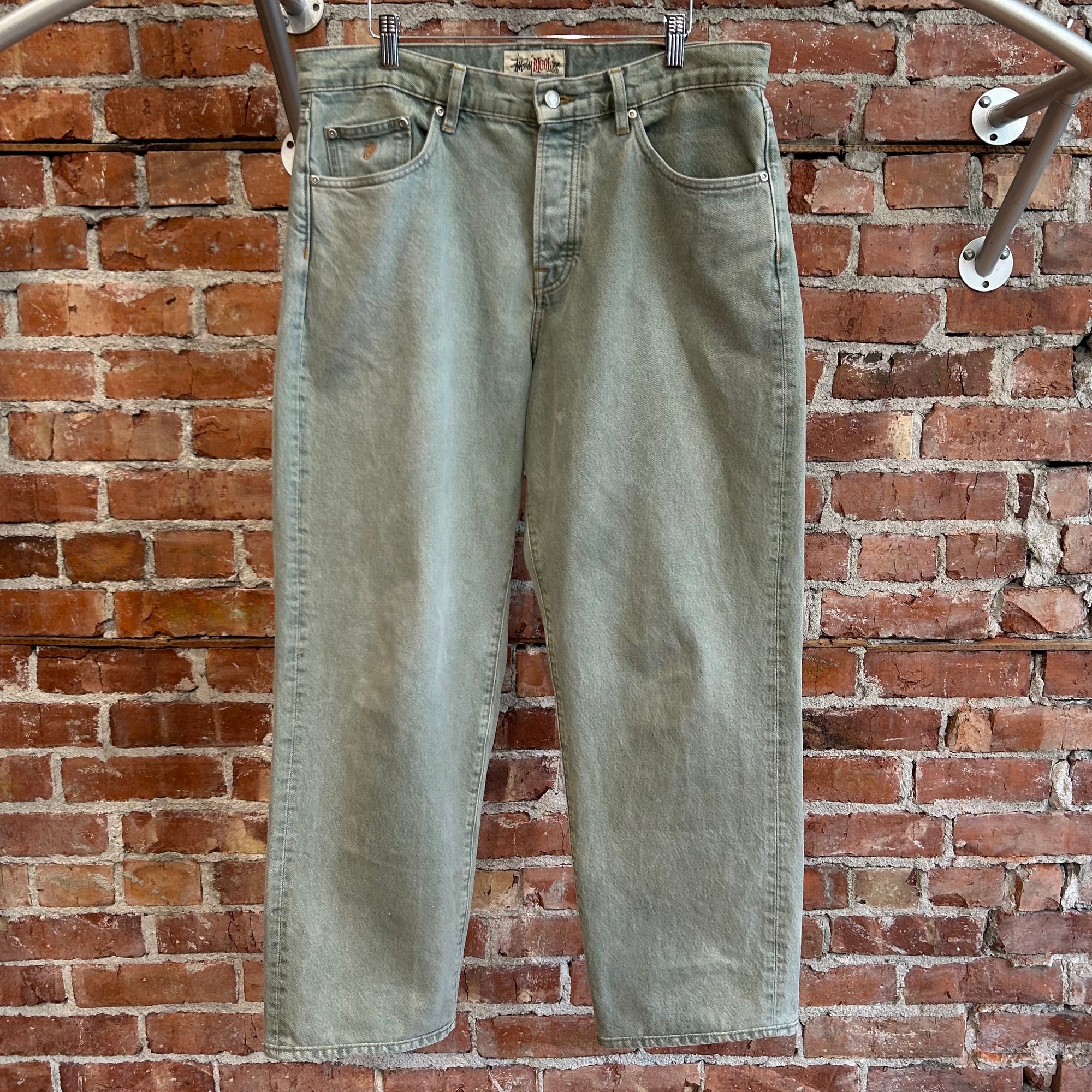 STUSSY "BIG OL JEANS" BAGGY DENIM ‘VINTAGE BLUE’