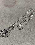 CHROME HEARTS BS FLEUR NECKLACE ‘SILVER’