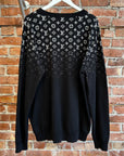 LOUIS VUITTON GRADIENT MONOGRAM KNIT SWEATER ‘BLACK’