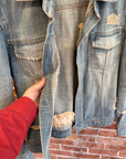 HYSTERIC GLAMOUR DISTRESSED DENIM JACKET ‘BLUE’
