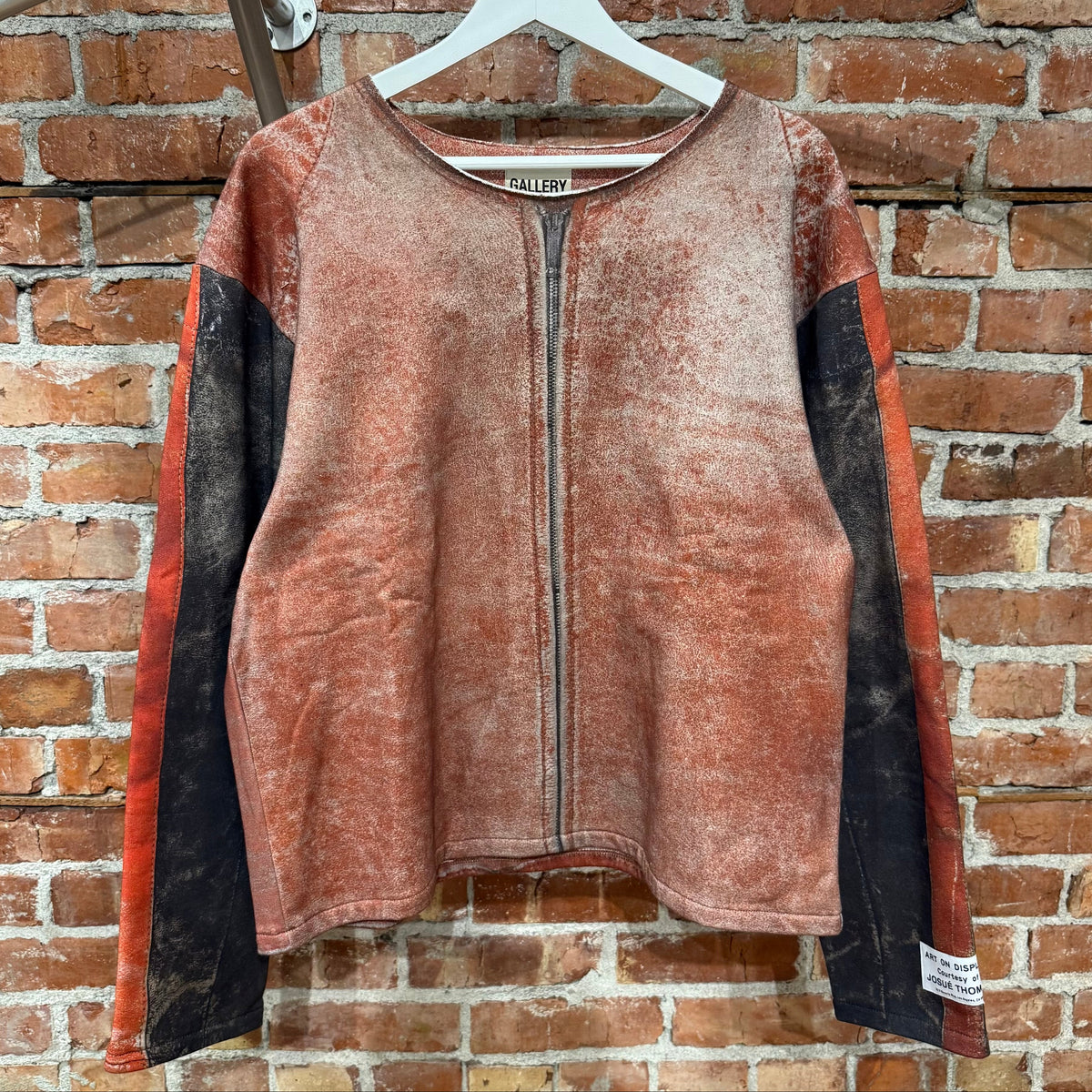 GALLERY DEPT. TROMPE PRINT MOTO CREWNECK ‘RED’
