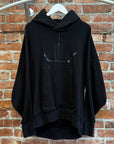 JULIUS SS24 SCALENE PULLOVER HOODIE ‘BLACK’