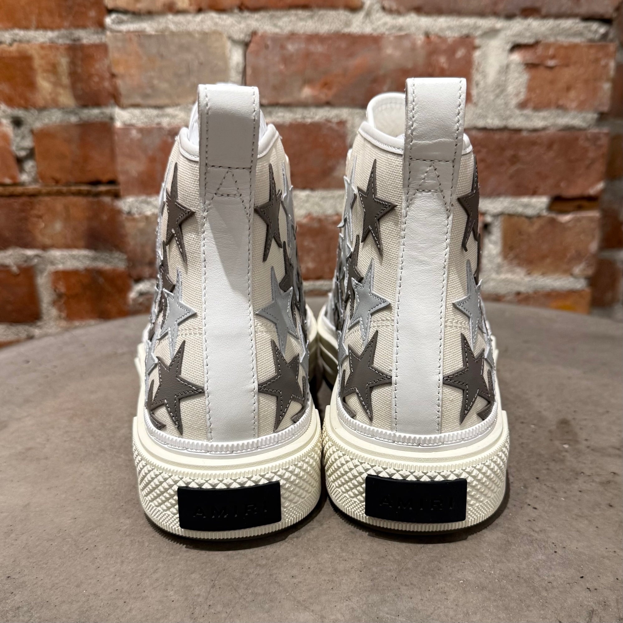 AMIRI STAR COURT HIGH SNEAKERS ‘CREAM/GREY’