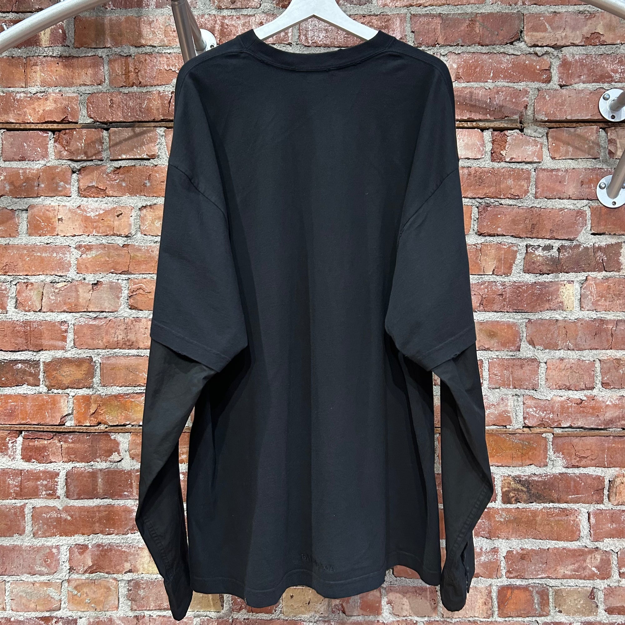 BALENCIAGA SS21 HULK LAYERED SHIRT ‘BLACK’