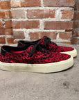 SAINT LAURENT PARIS BABYCAT VENICE SNEAKERS ‘BLACK/RED’