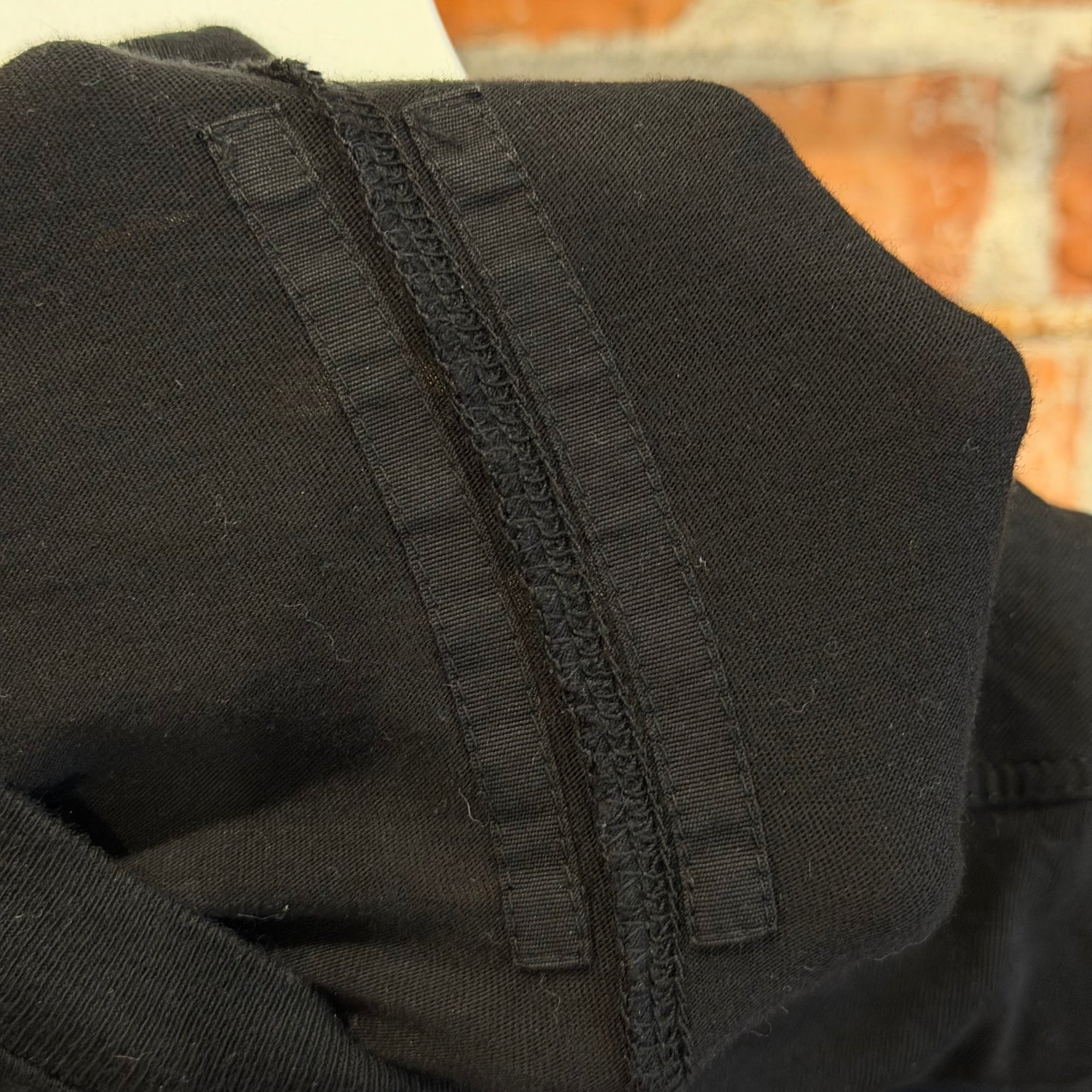 RICK OWENS DRKSHDW HOLLYWOOD CROPPED BRAD TEE ‘BLACK’