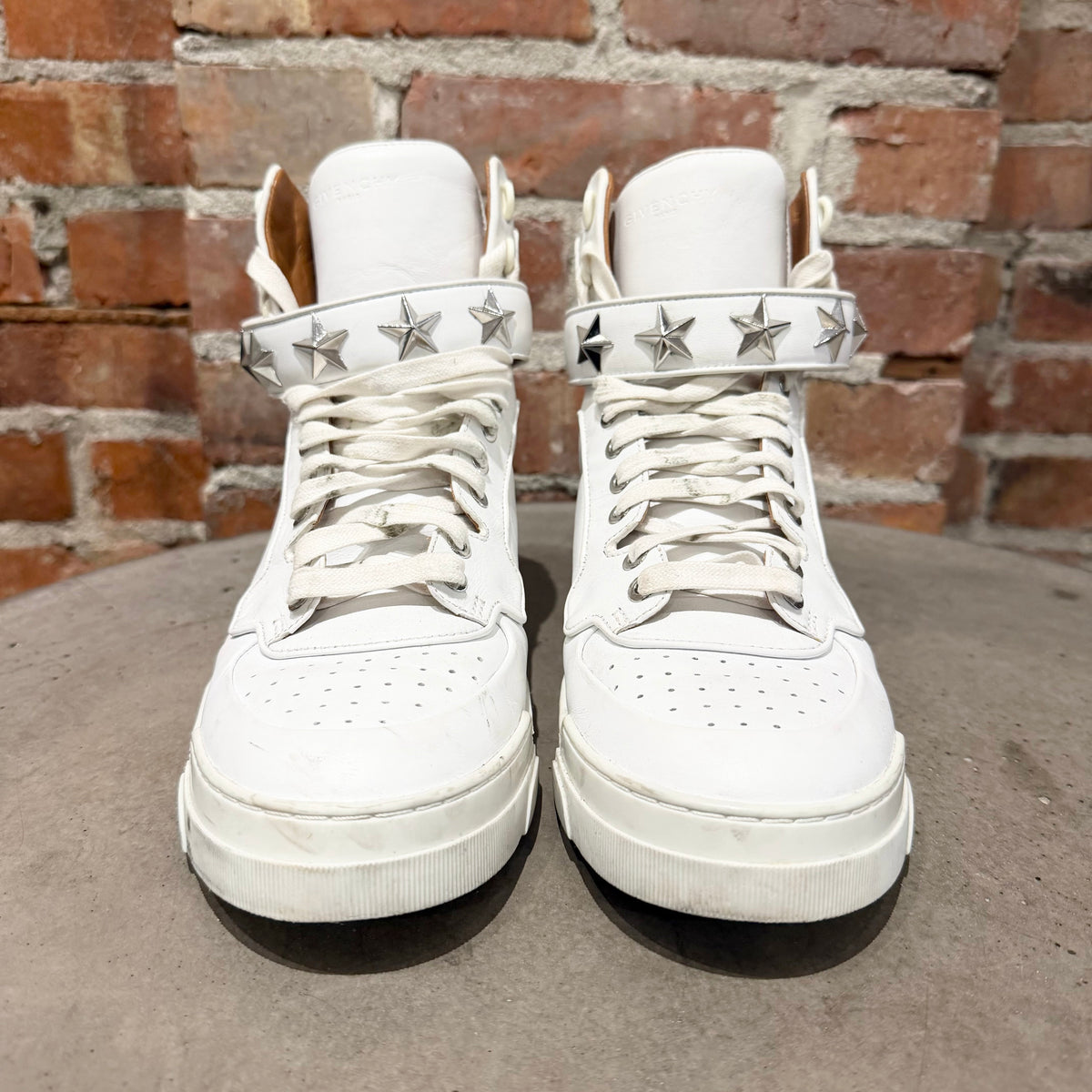 GIVENCHY TISCI ERA TYSON STAR HIGH SNEAKERS ‘WHITE’