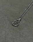 CHROME HEARTS PEACE SIGN CHARM NECKLACE ‘SILVER’