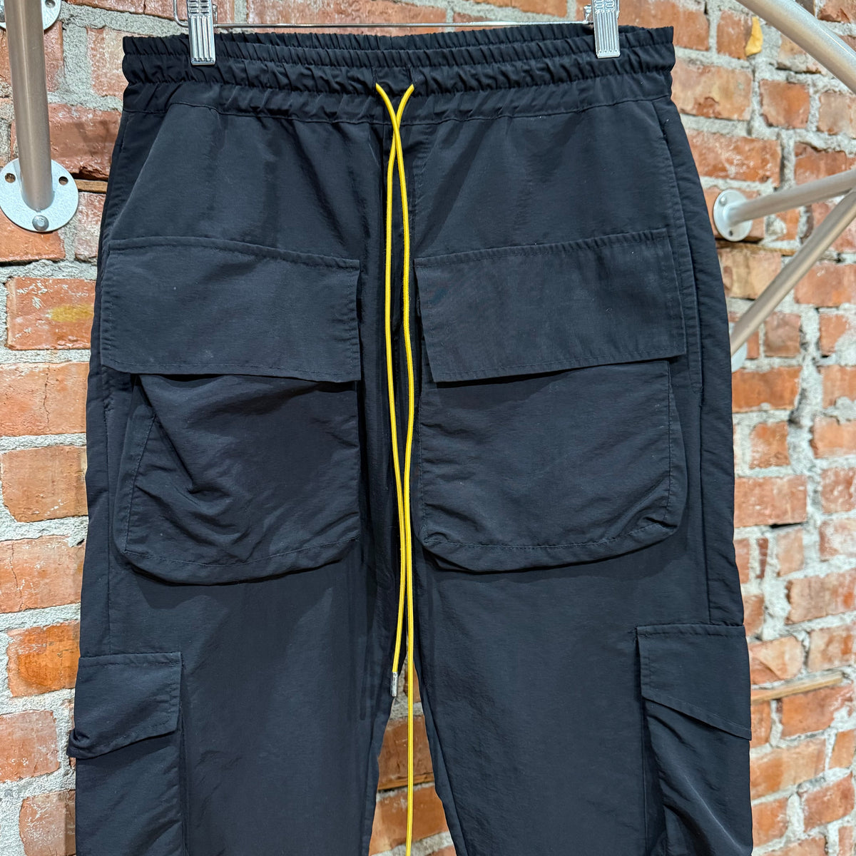 RHUDE RIFLE NYLON CARGO PANTS ‘BLACK’