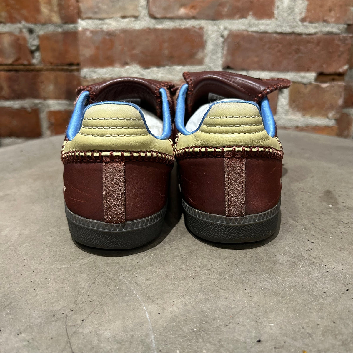 WALES BONNER X ADIDAS SAMBAS SNEAKERS ‘FOX BROWN’