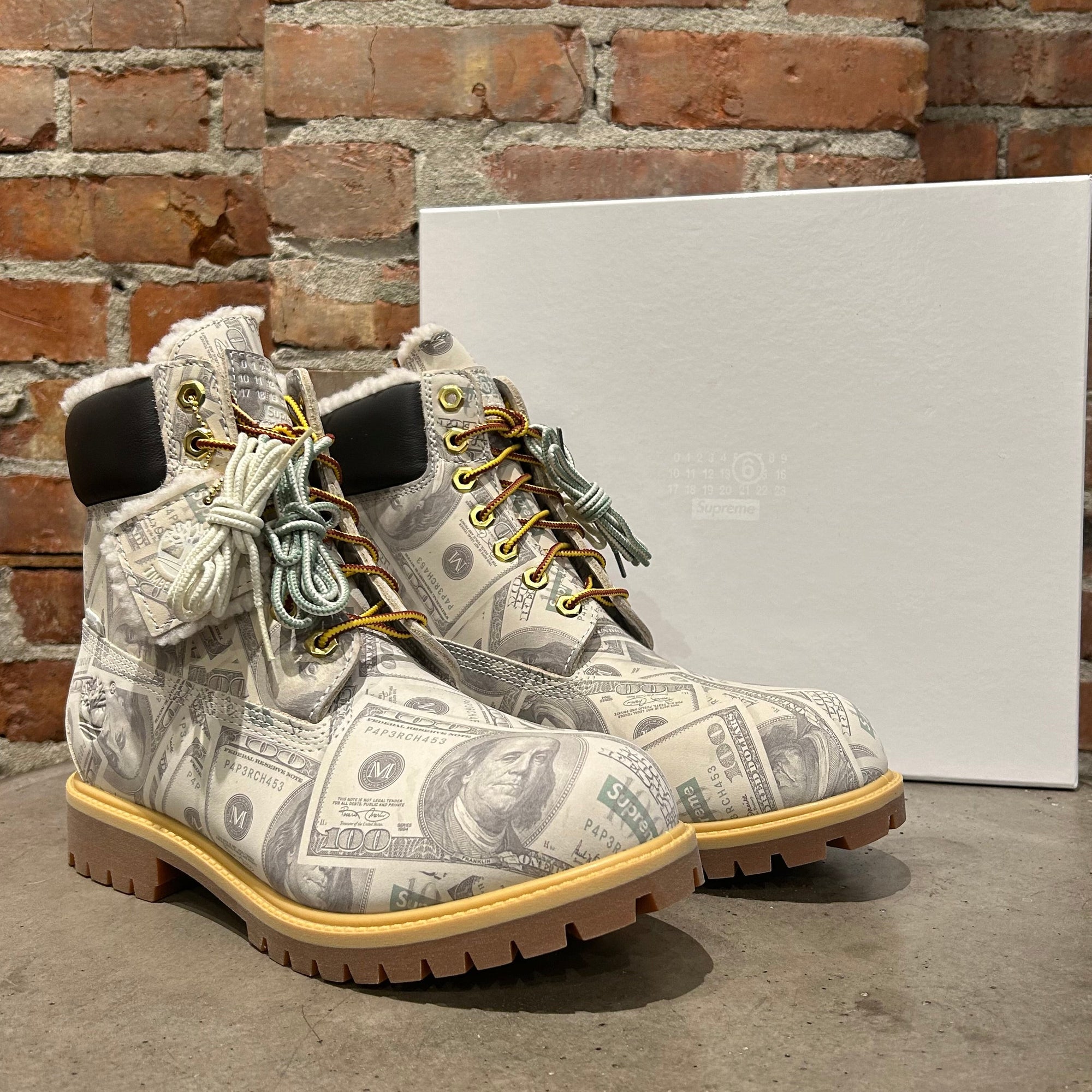 SUPREME X MARGIELA SS26 TIMBERLAND MONEY BOOT ‘MULTI’