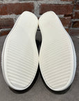 RICK OWENS FW25 LEATHER RAMONE LOW SNEAKERS ‘SAND’