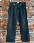 OUR LEGACY THIRD CUT WIDE FIT DENIM ‘WASHED BLACK’