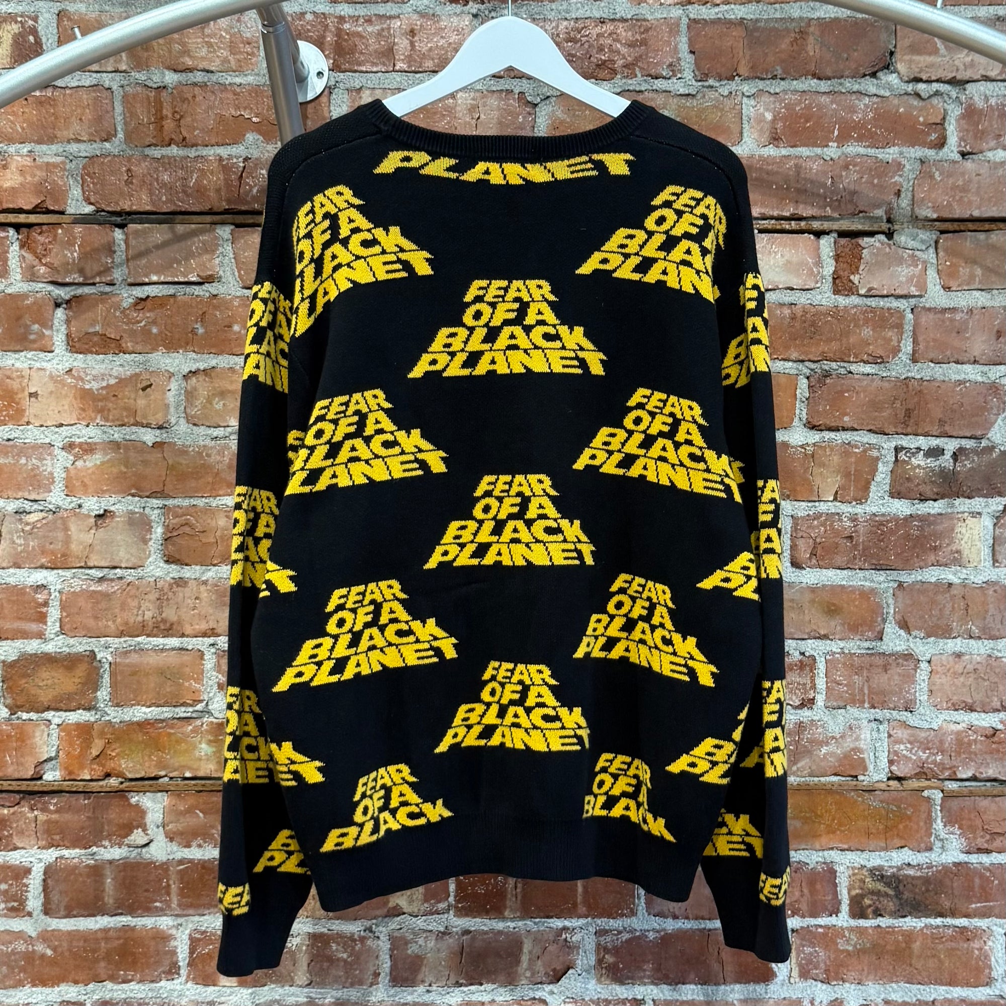 SUPREME X UNDERCOVER SS18 PUBLIC ENEMY KNIT ‘BLACK’
