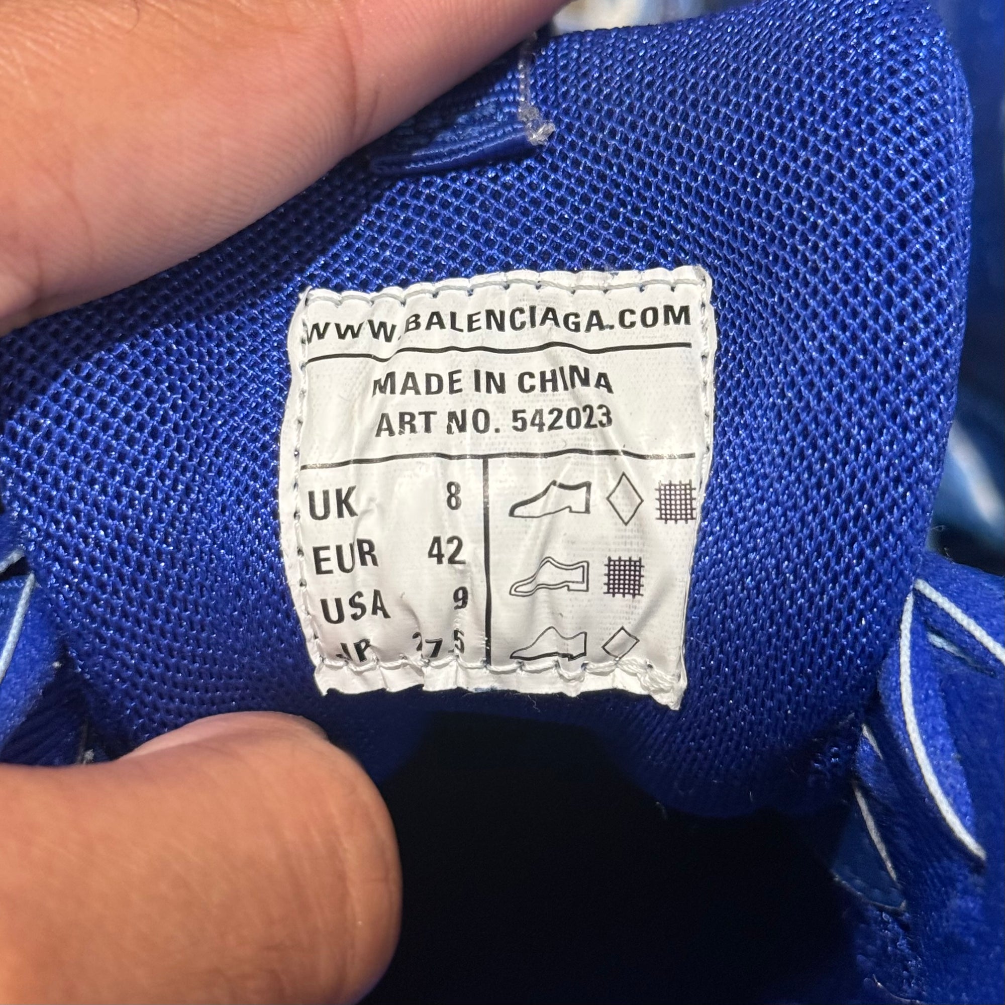 BALENCIAGA TRACK RUNNER SNEAKER ‘BLUE’