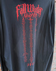 VETEMENTS AW18 HEAVY METAL TOUR HOODIE ‘BLACK’