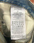 MAISON MARGIELA SLIM FIT DISTRESSED DENIM ‘RUST’