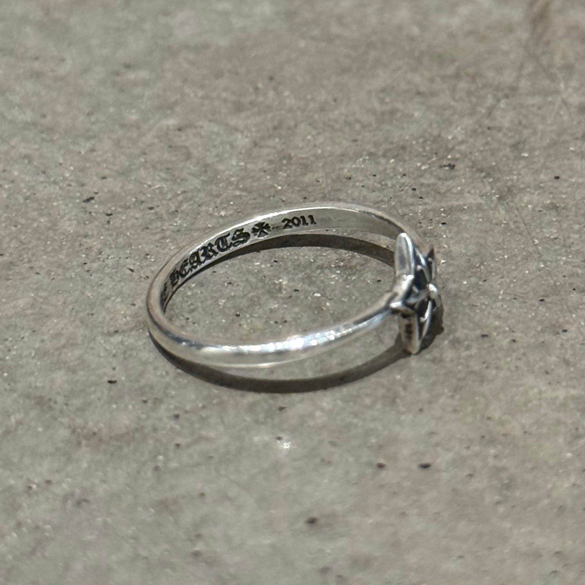 CHROME HEARTS STAR BUBBLE GUM RING ‘SILVER’