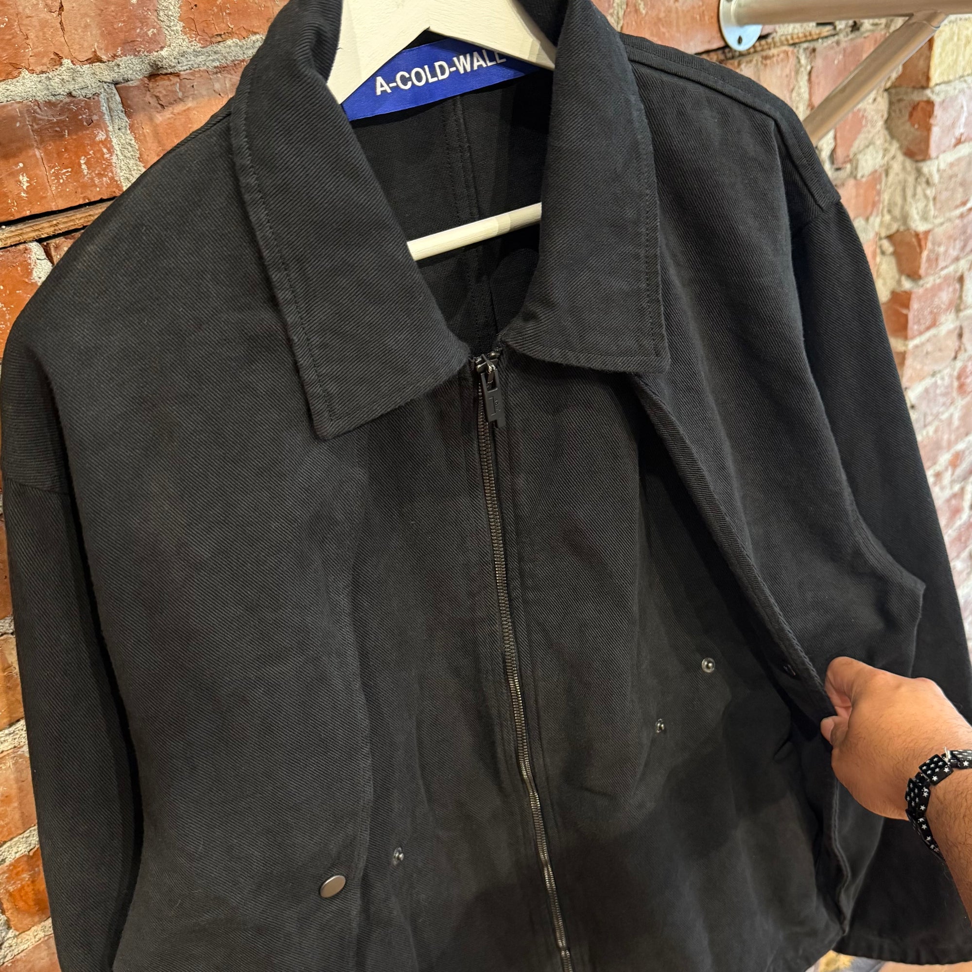 A-COLD-WALL AUGMENT ZIP WORK JACKET ‘ONYX’