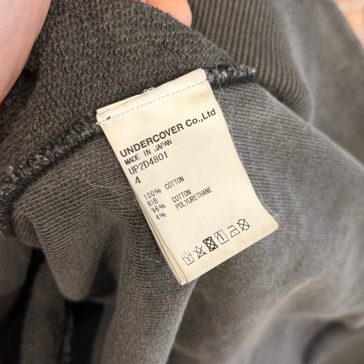 UNDERCOVER FW24 DISTRESSED HOODIE ‘GREY’