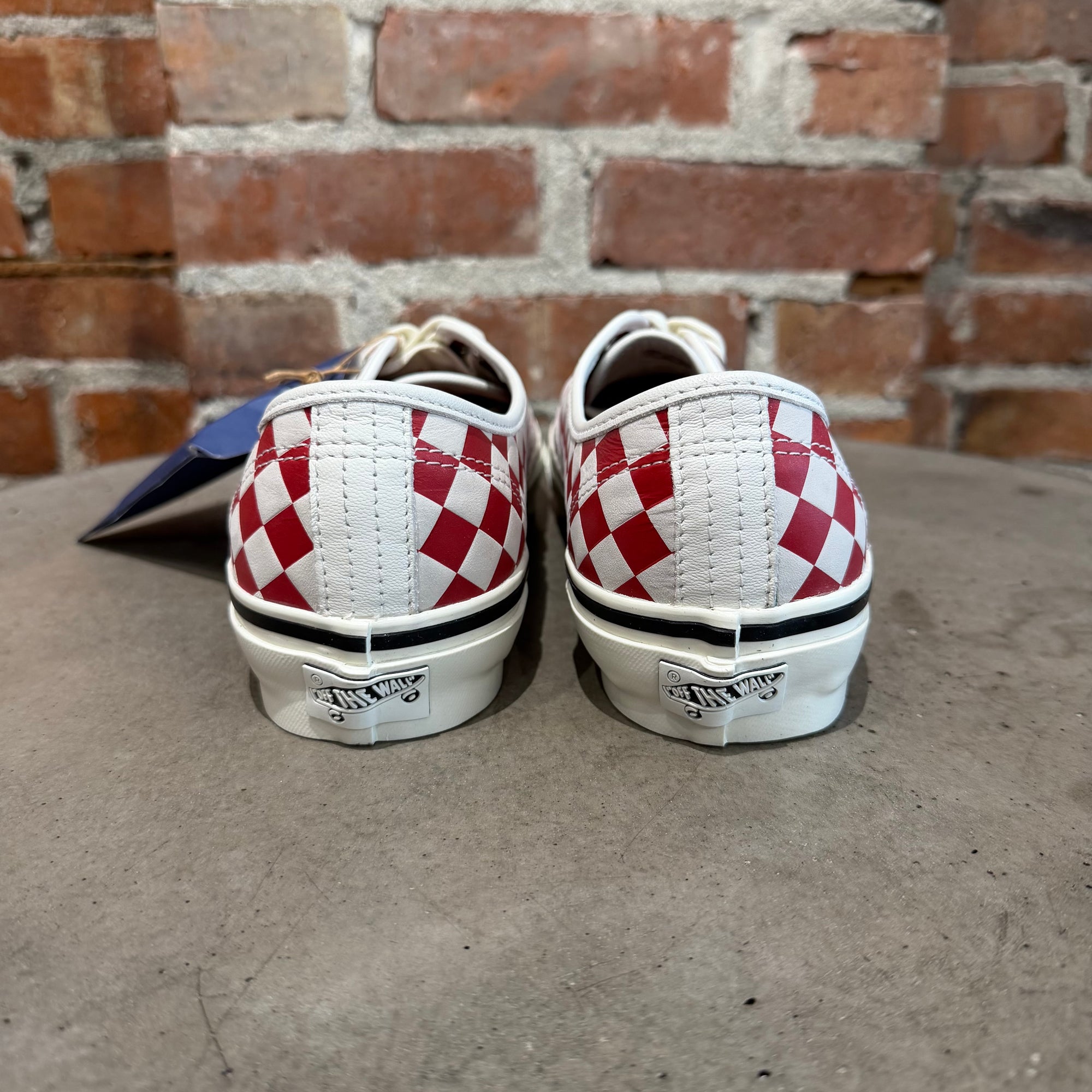 VANS PREMIUM LX AUTHENTIC DIAMOND CHECKERED VANS ‘RED/WHITE’