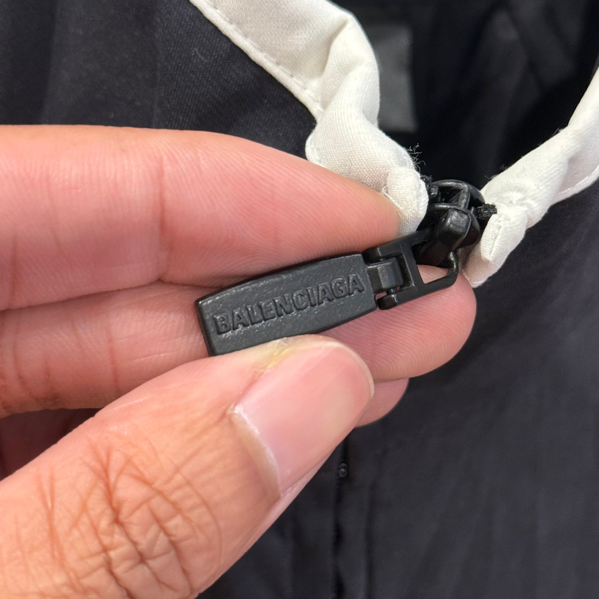 BALENCIAGA SS25 3B SPORTS ICON LOGO TRACK JACKET ‘BLACK’