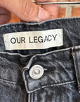 OUR LEGACY THIRD CUT JEANS ‘DARK GREY’