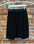 RICK OWENS FW14 MOODY CRINKLED WOOL POD SHORTS ‘BLACK’
