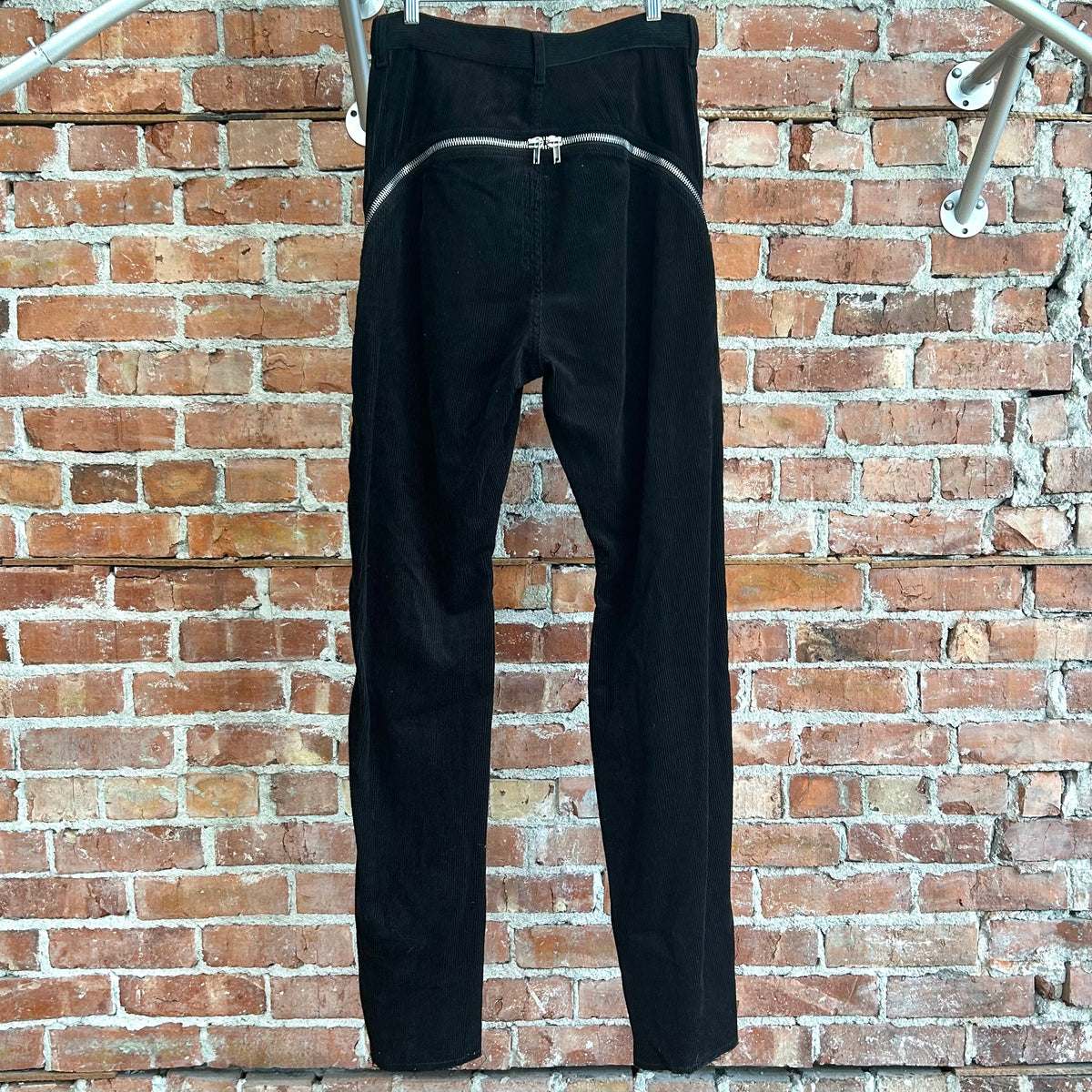 RICK OWENS FW25 CONCORDIAN CORDUROY BOLAN BANANA PANTS ‘BLACK’