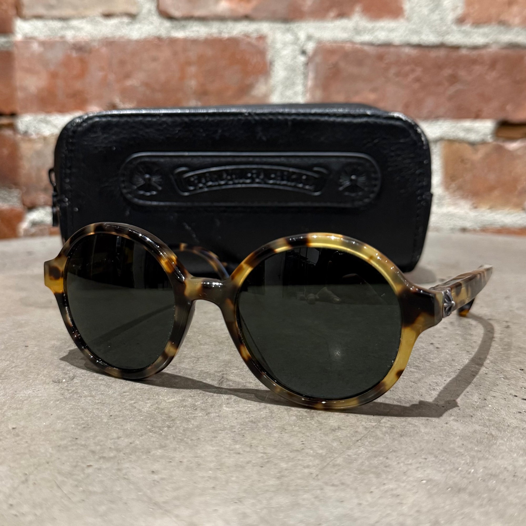 CHROME HEARTS P*RNFLAKES SUNGLASSES ‘TORTOISE’