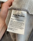 ACNE STUDIOS MELANGE FACE PATCH HOODIE ‘GREY’