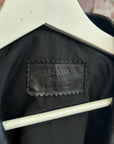 PRADA FW00 LEATHER LAMBSKIN SPORT COAT ‘BLACK’