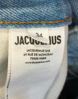 JACQUEMUS LES SCULPTURES WIDE LEG DENIM ‘LIGHT BLUE’
