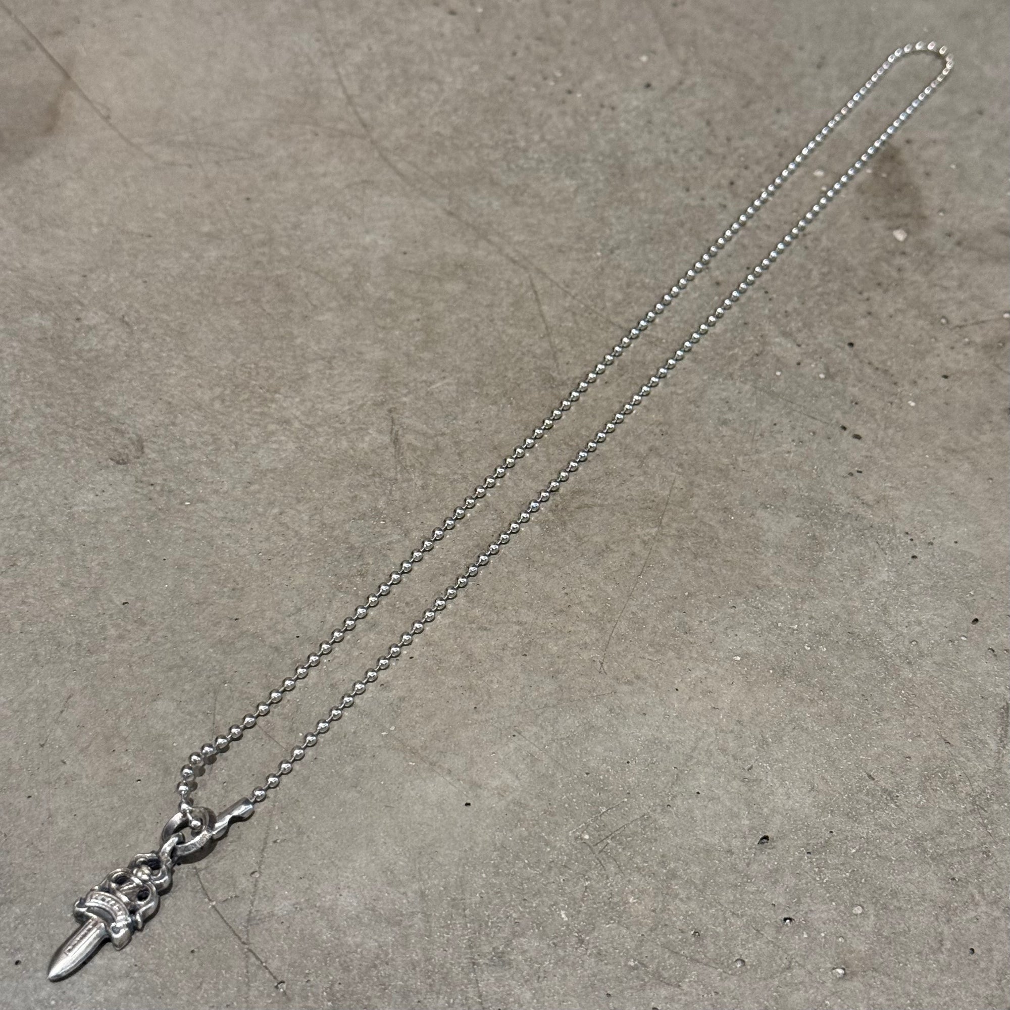 CHROME HEARTS NO.5 DAGGER NECKLACE ‘SILVER’