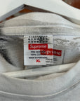 SUPREME X MARGIELA MM6 SS24 BOX LOGO TEE ‘WHITE/RED’