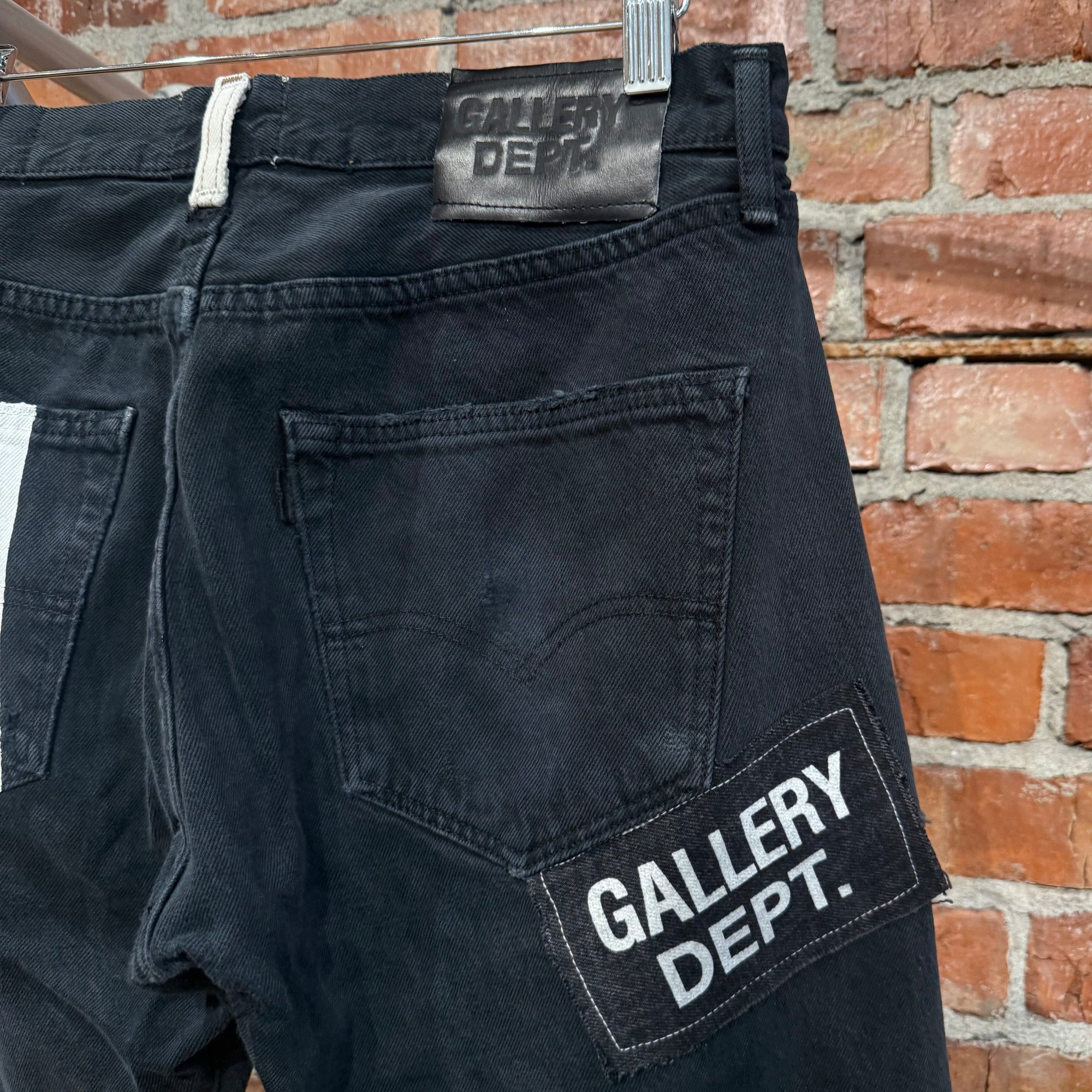 GALLERY DEPT. SCAB F*CK FACE DENIM ‘BLACK’