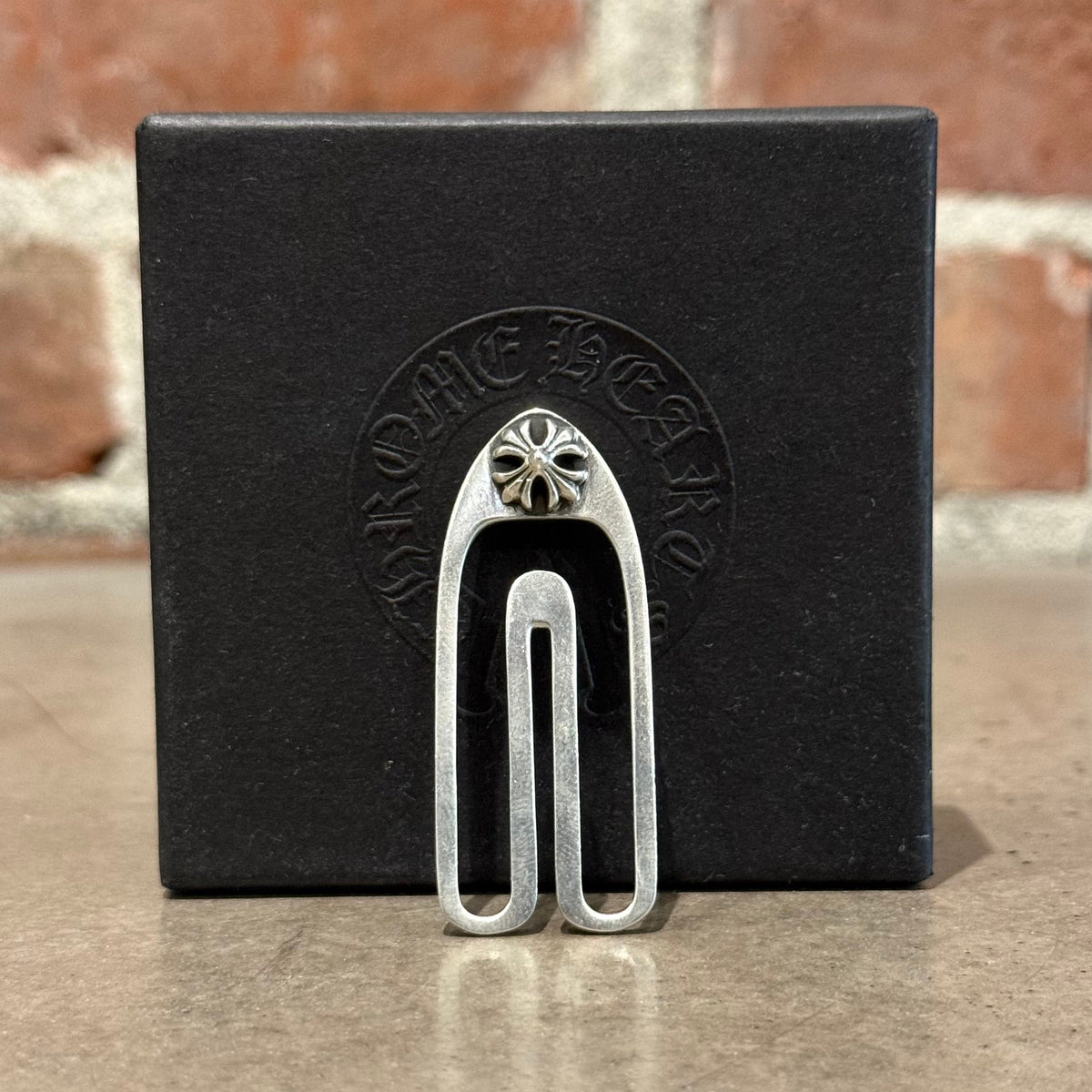 CHROME HEARTS PLUS CROSS MONEY CLIP ‘SILVER’