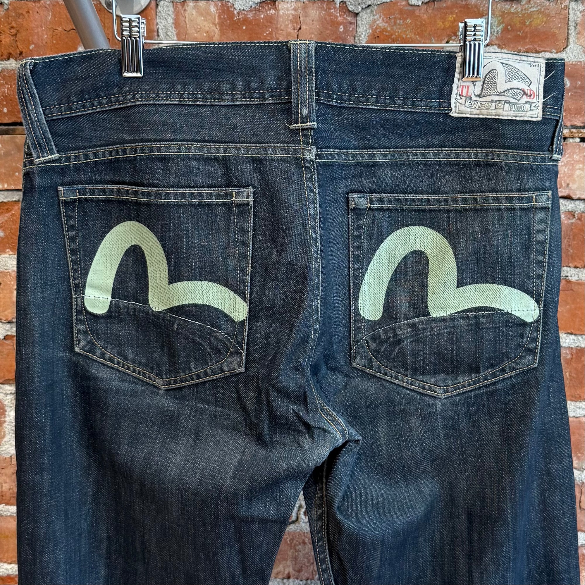 EVISU X PUMA STRAIGHT LEG DENIM 