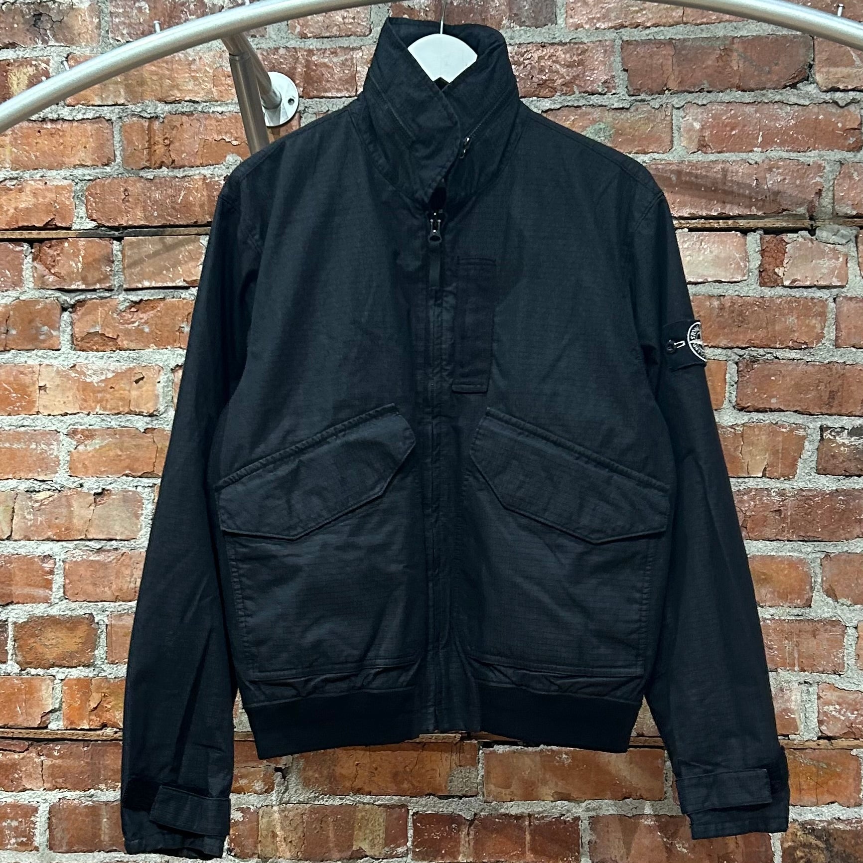 STONE ISLAND REFLECTIVE TACTICAL BOMBER JACKET ‘BLACK’
