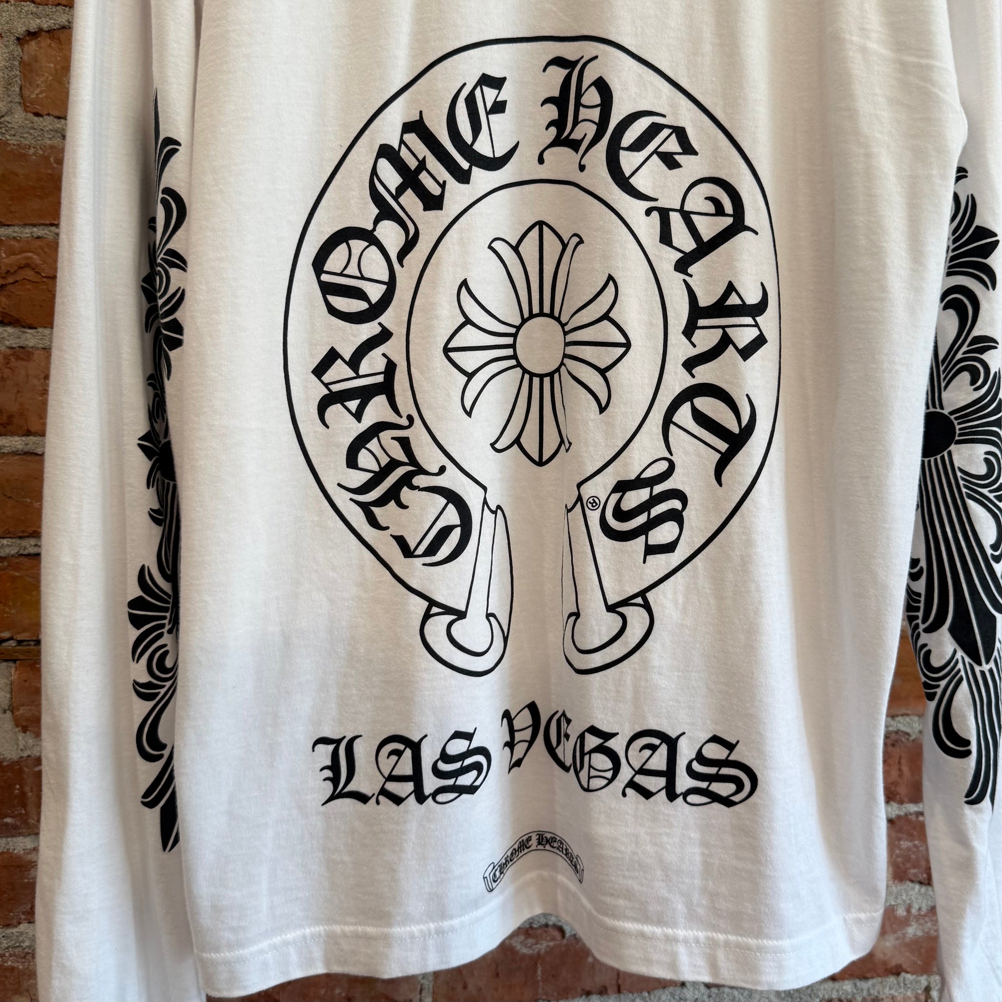 CHROME HEARTS LAS VEGAS FLORAL LONGSLEEVE ’WHITE’