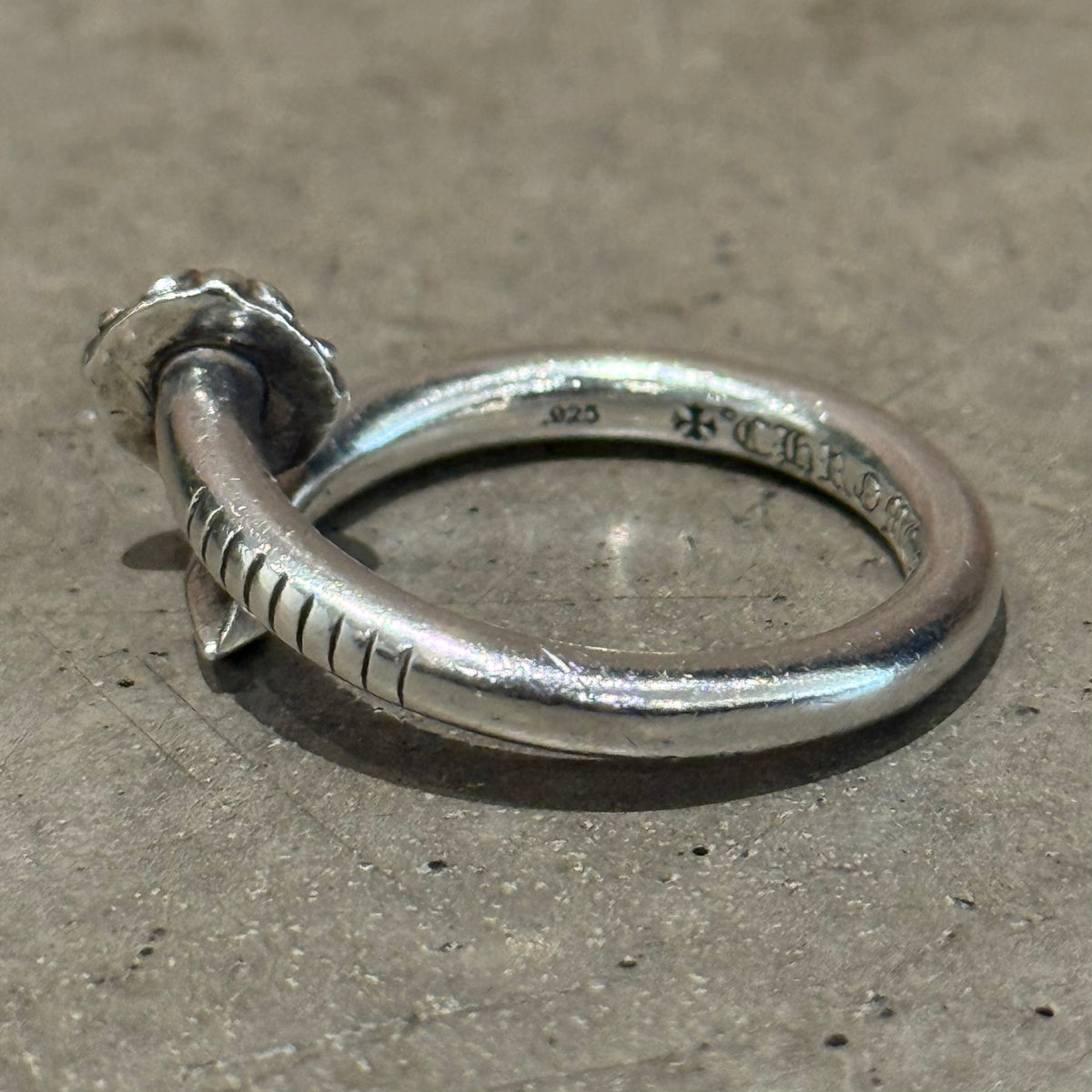 CHROME HEARTS NAIL RING ‘SILVER’