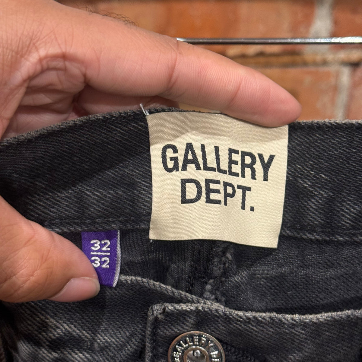GALLERY DEPT. ZIP PAINTER DENIM ‘BLACK’