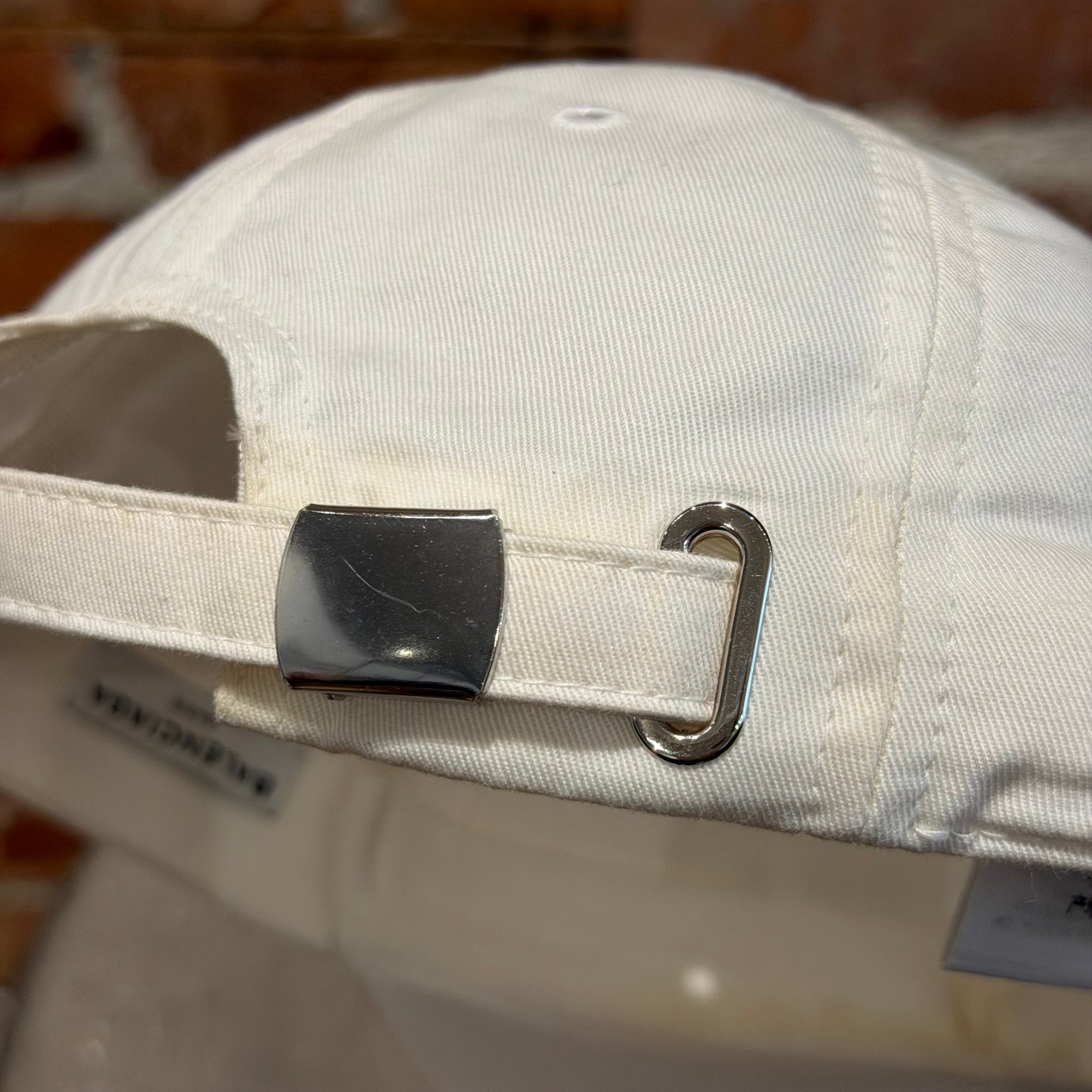 BALENCIAGA LOGO BASEBALL CAP ‘WHITE’